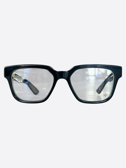 Chrome Hearts Black & Gold Vagillionaire 2 Glasses