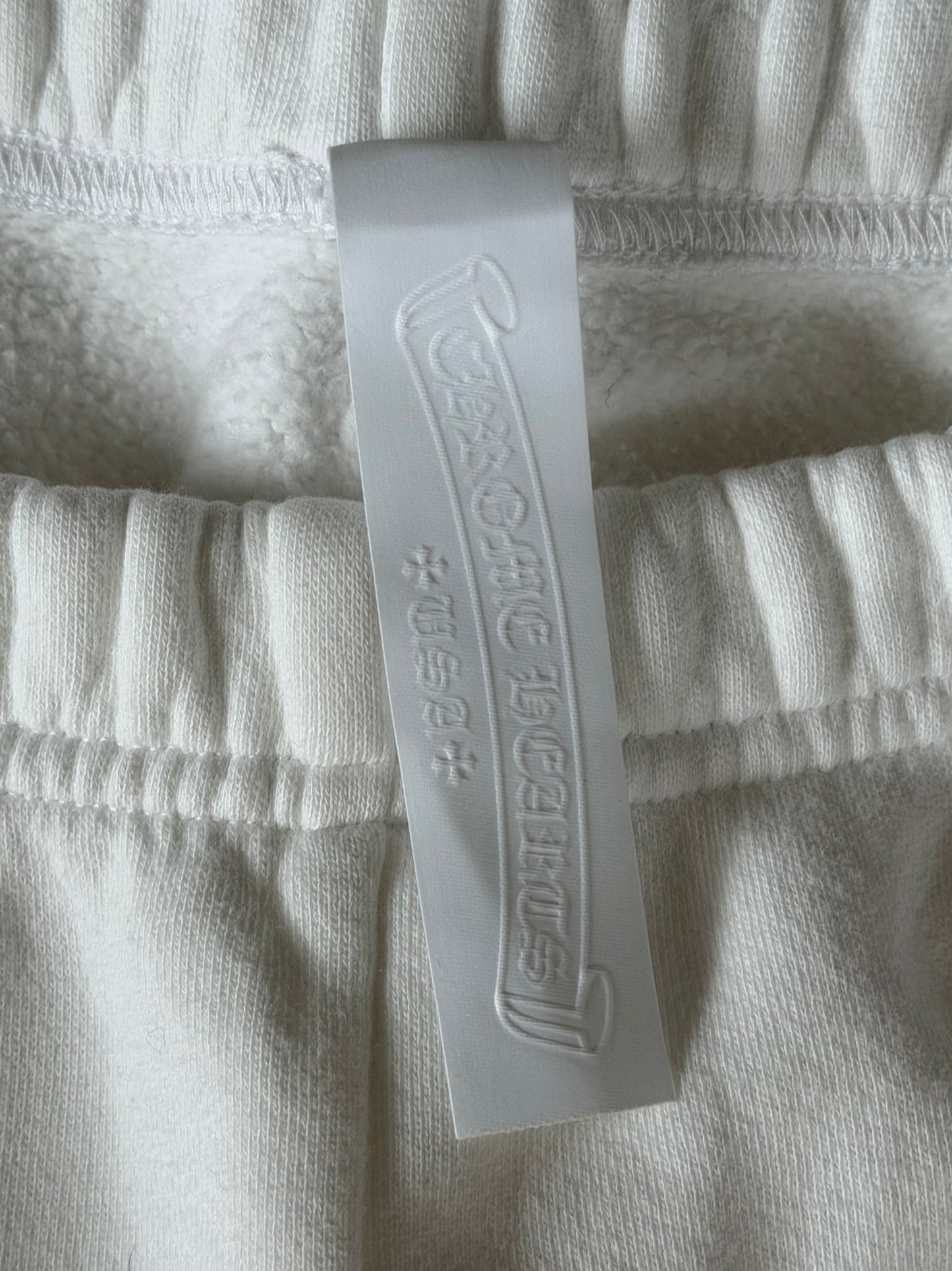Chrome Hearts White Leopard Cross Patch Sweatpants