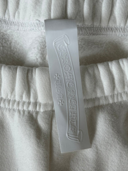 Chrome Hearts White Leopard Cross Patch Sweatpants