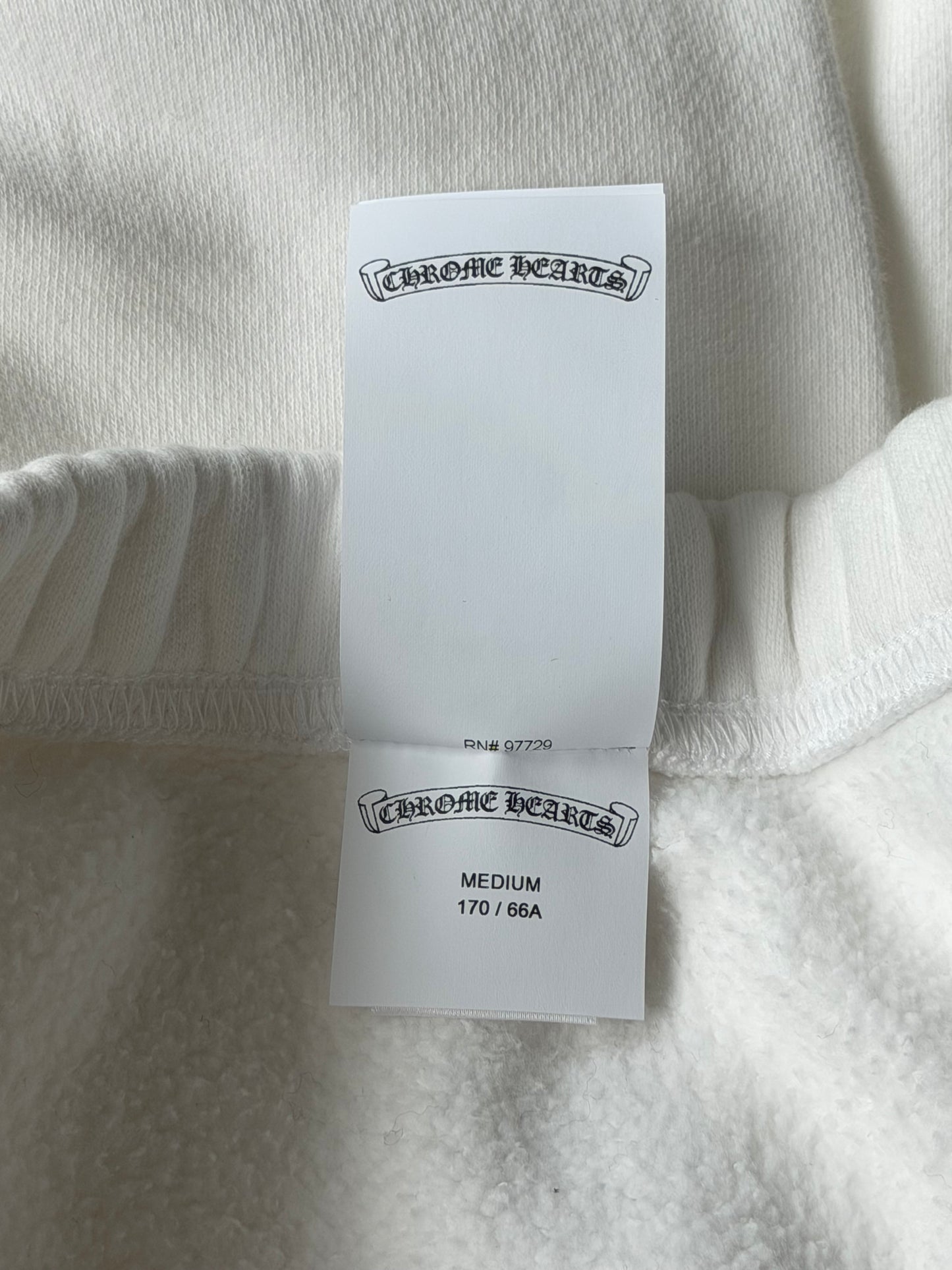 Chrome Hearts White Leopard Cross Patch Sweatpants