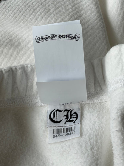 Chrome Hearts White Leopard Cross Patch Sweatpants