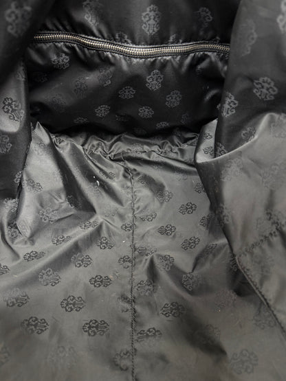 Chrome Hearts Black, White & Green Triple Cross Leather Duffel Bag