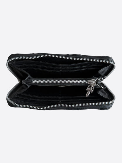 Chrome Hearts Black Cross Patch Wallet