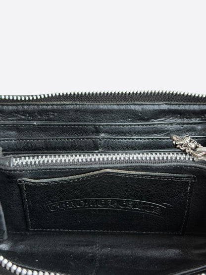 Chrome Hearts Black Cross Patch Wallet