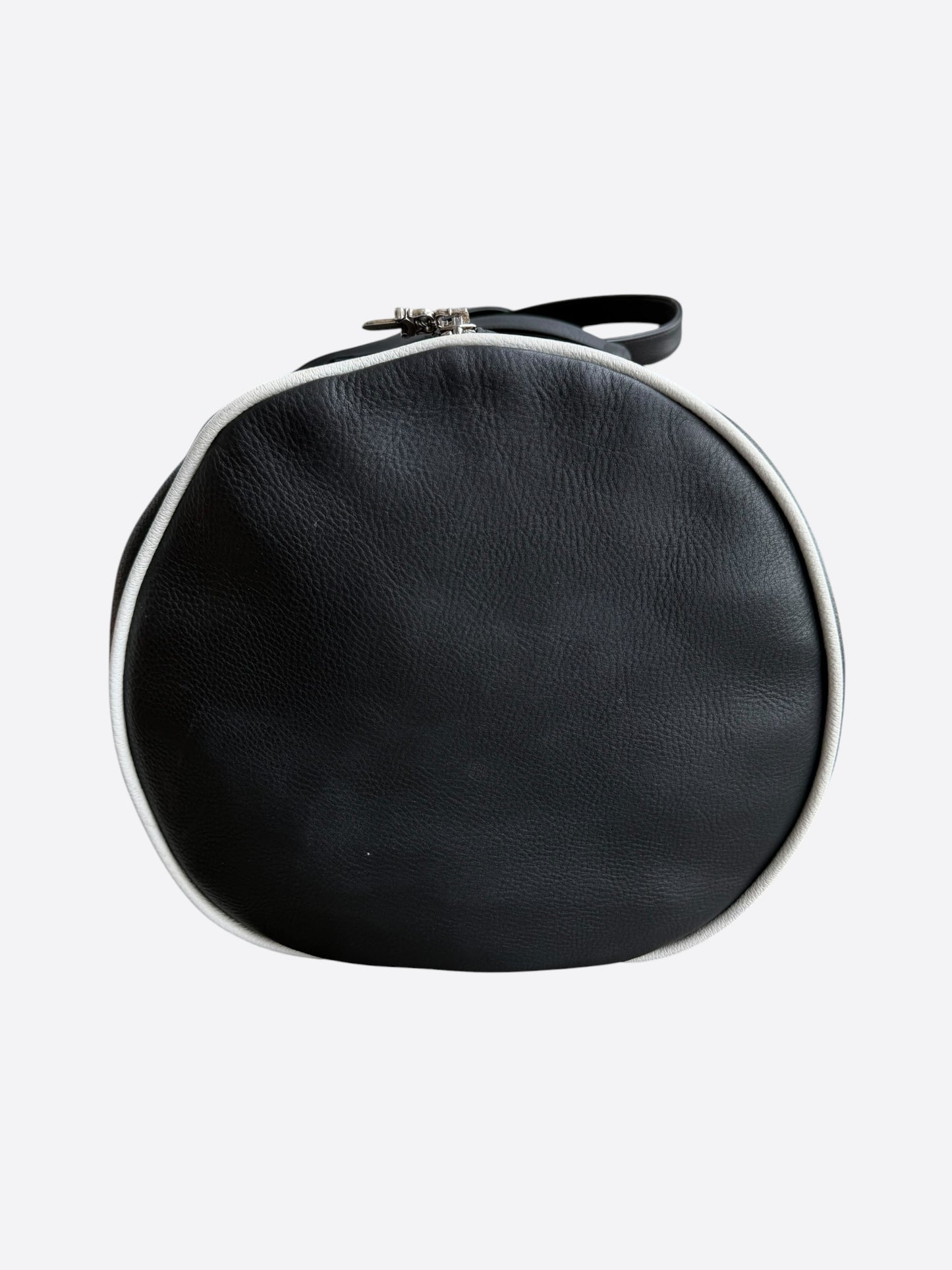 Chrome Hearts Black, White & Green Triple Cross Leather Duffel Bag