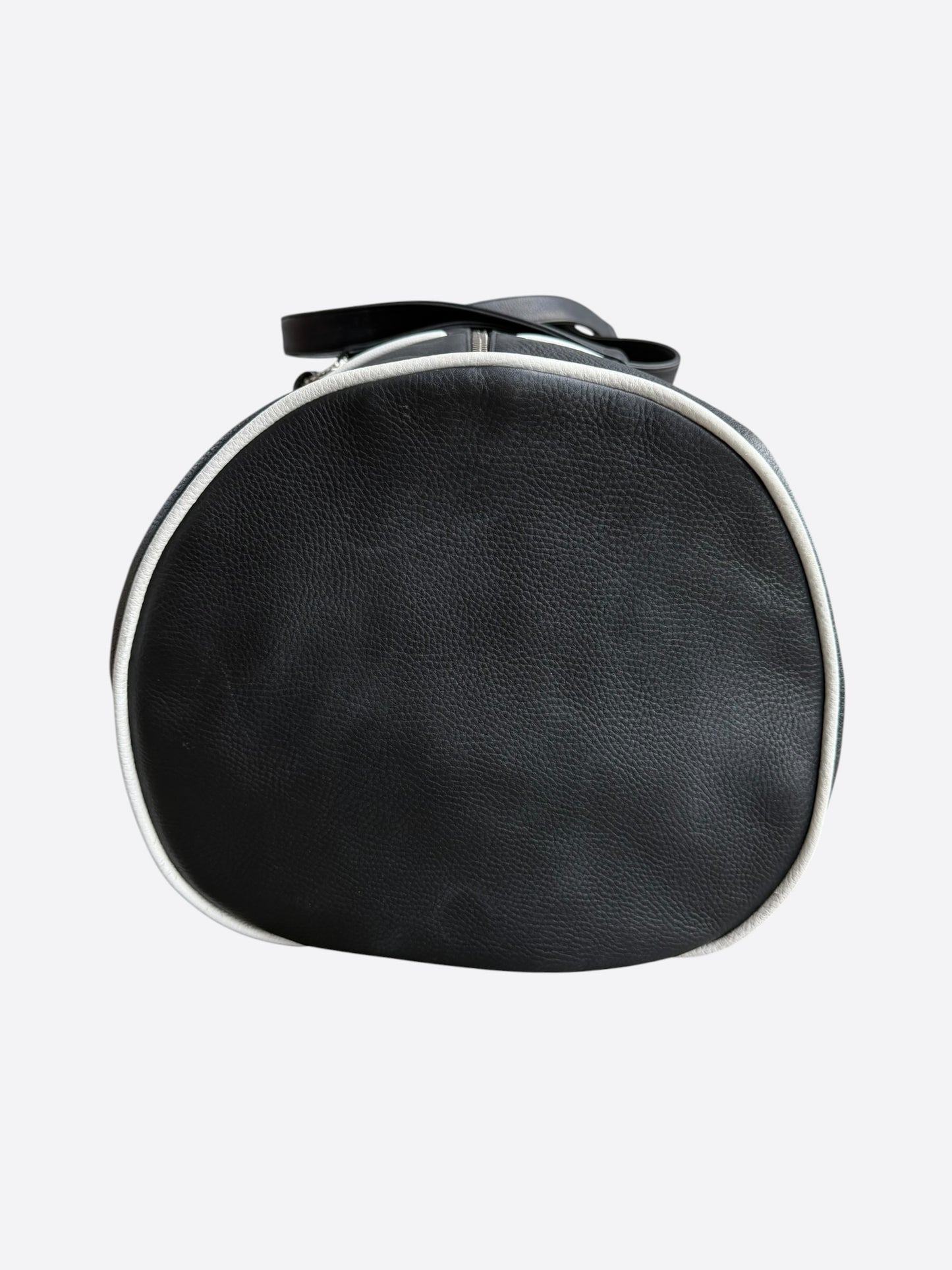 Chrome Hearts Black, White & Green Triple Cross Leather Duffel Bag