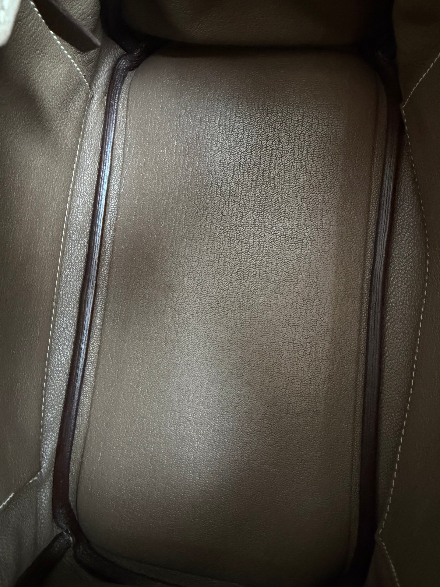 Hermes Etoupe Togo & Palladium Hardware Birkin 25