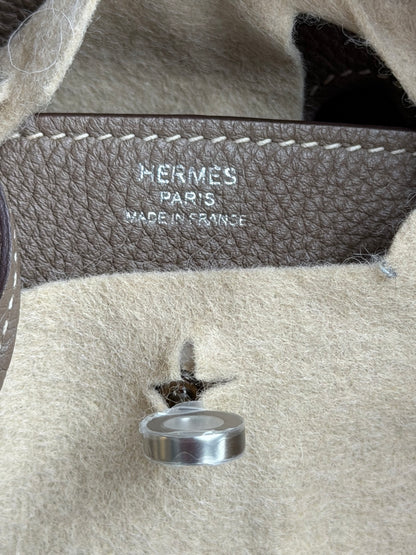 Hermes Etoupe Togo & Palladium Hardware Birkin 25