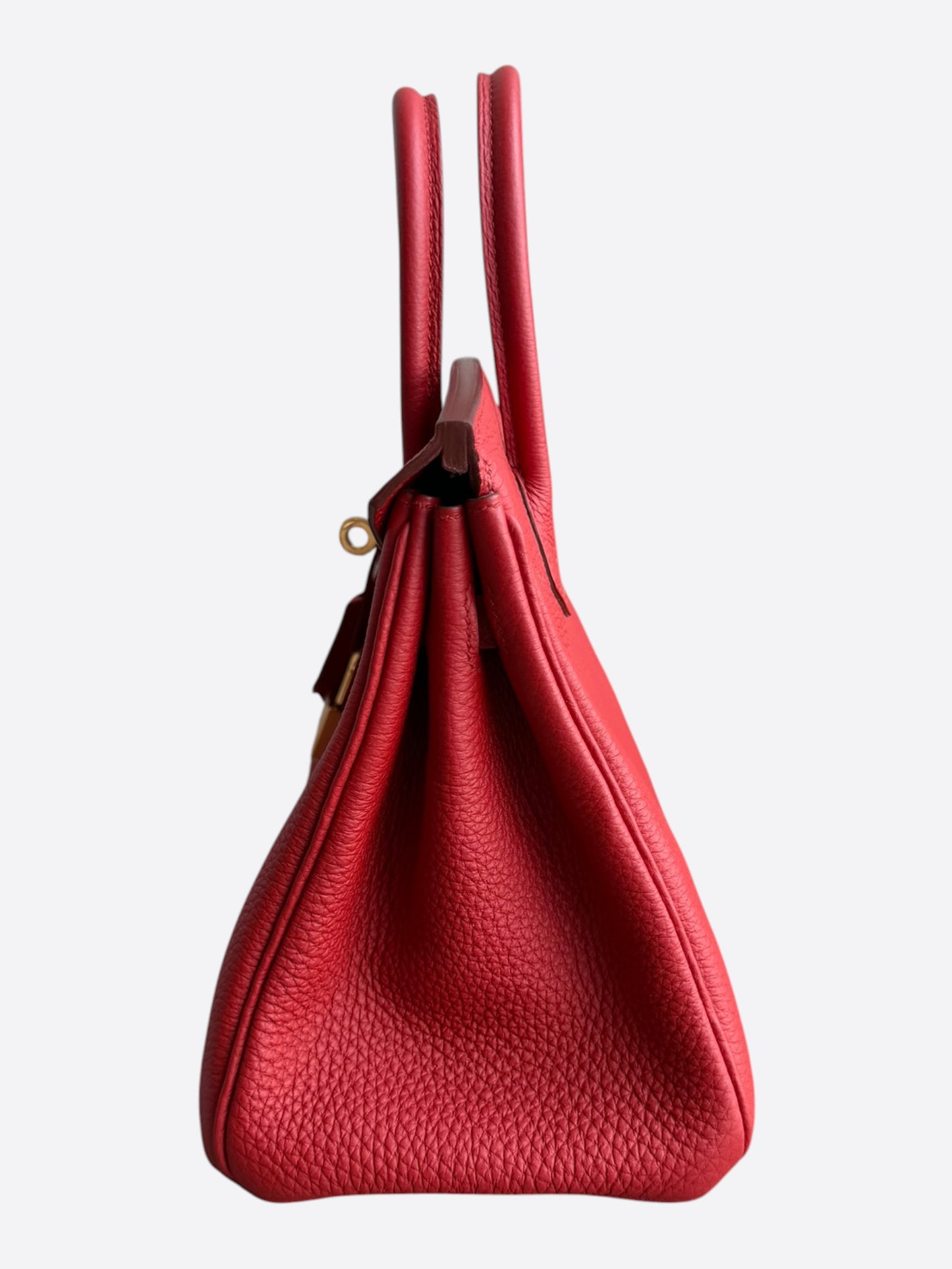 Hermes Rouge Casaque Togo & Gold Hardware Birkin 25