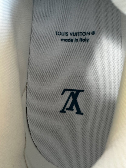 Louis Vuitton Blue & White Denim Monogram Trainers