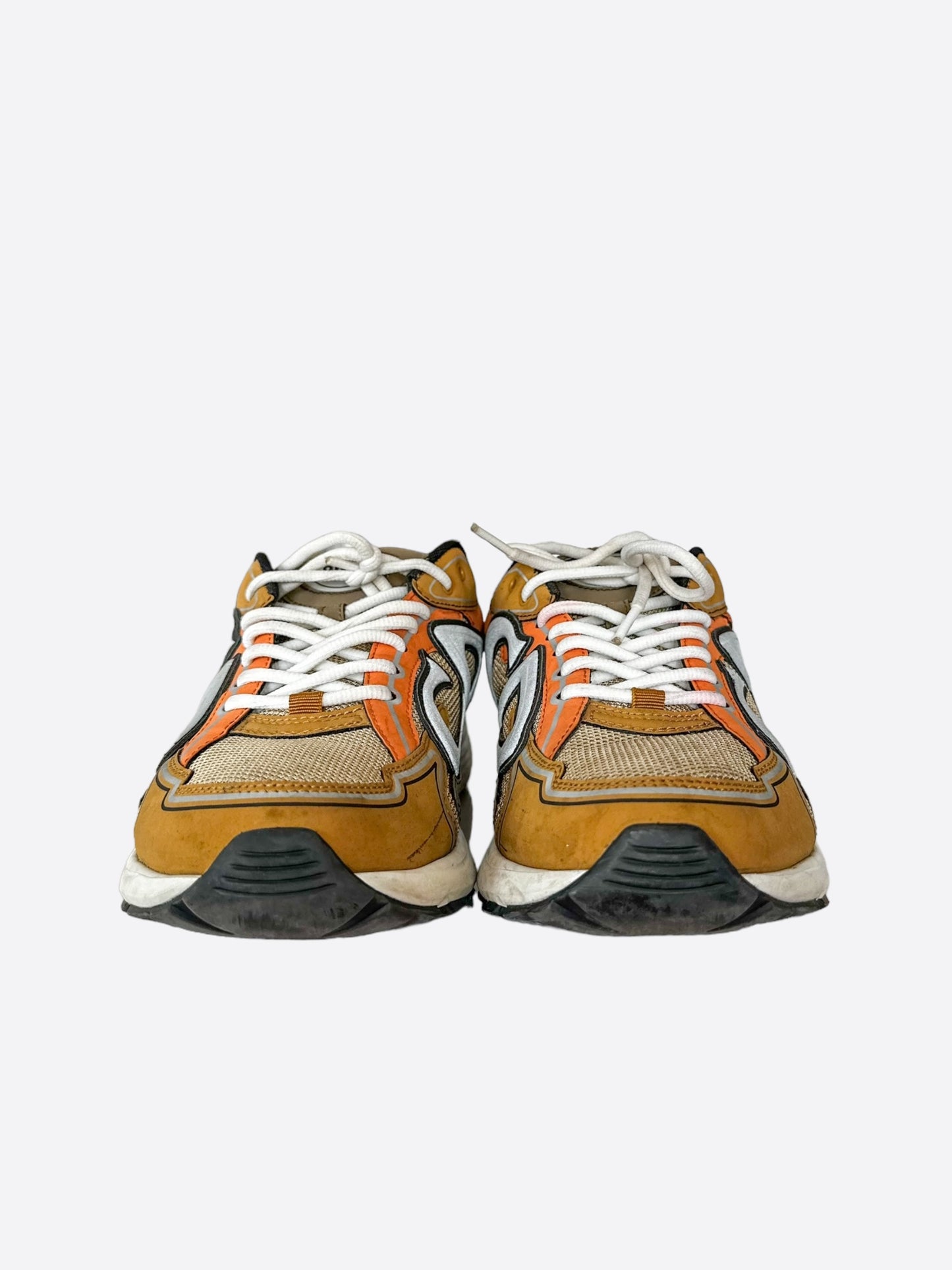 Dior Brown & Orange B30 Sneakers