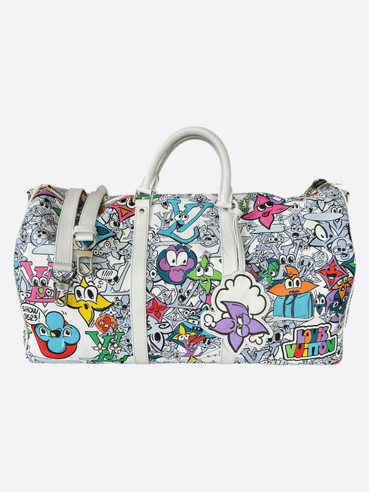 Louis Vuitton Multicolor Comic Monogram Keepall 50