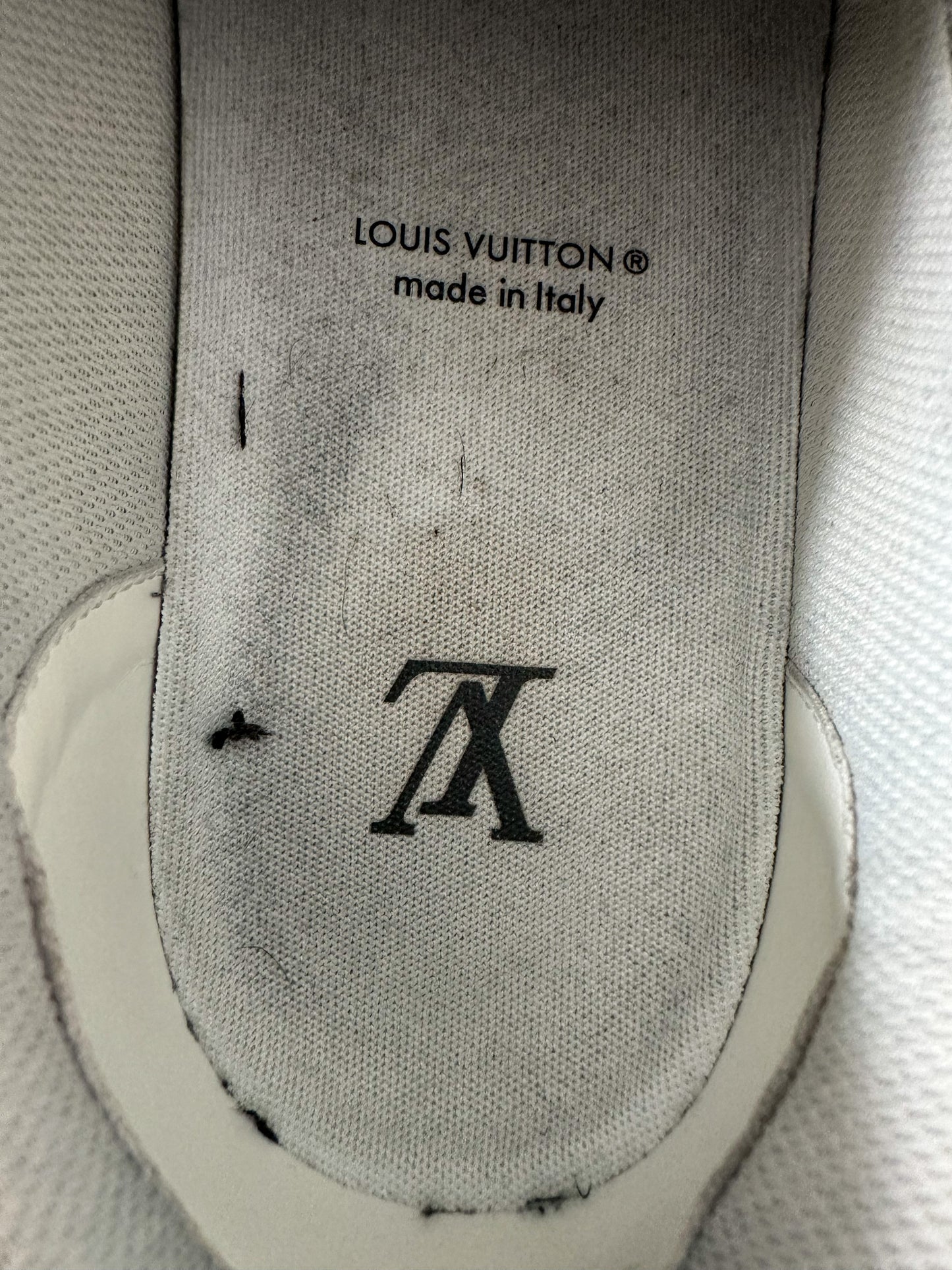 Louis Vuitton Green & White Monogram Trainers