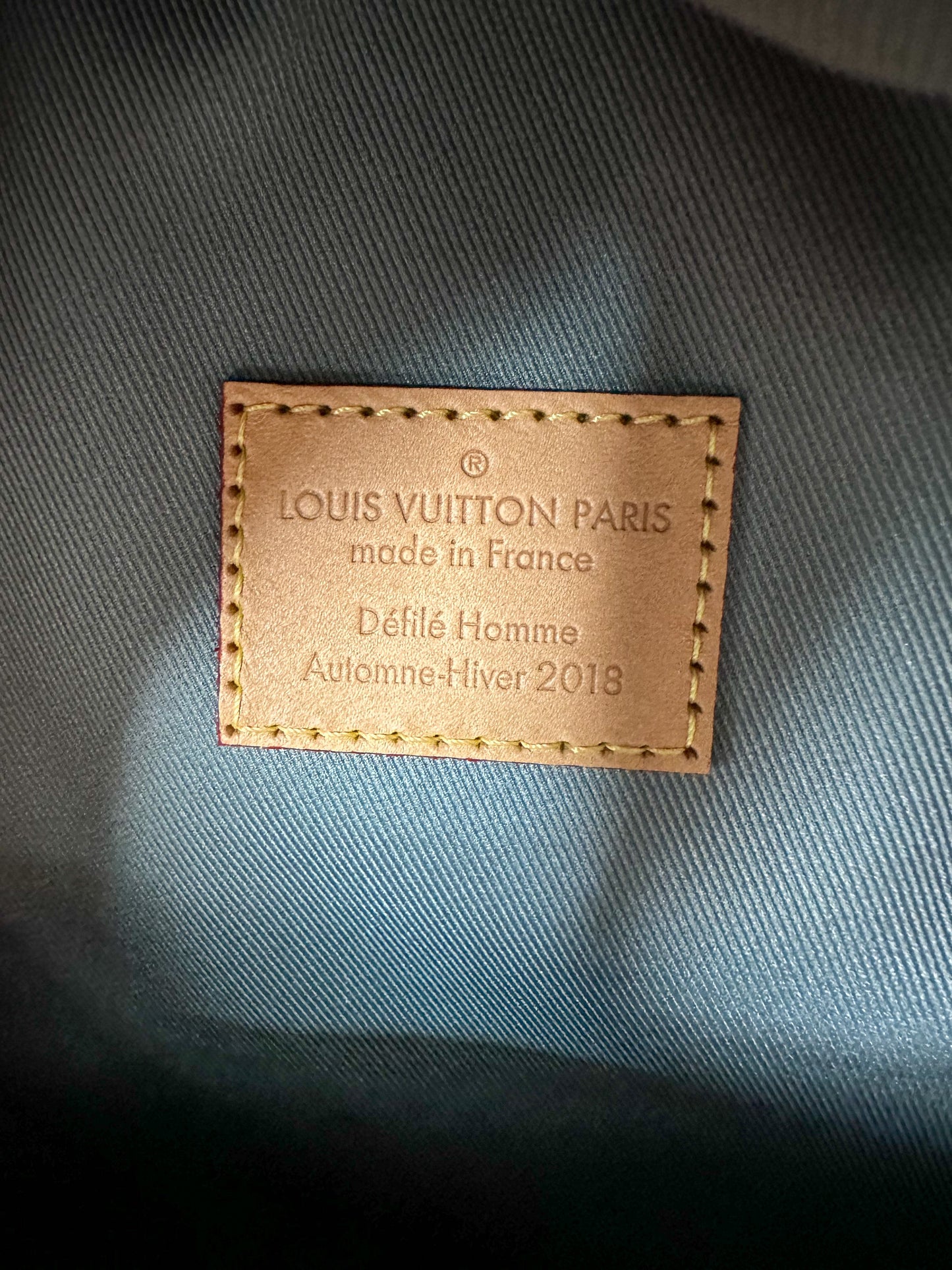 Louis Vuitton Silver Titanium Monogram Backpack