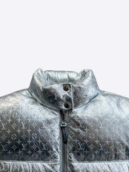 Louis Vuitton Silver Embossed Monogram Woman's Vest