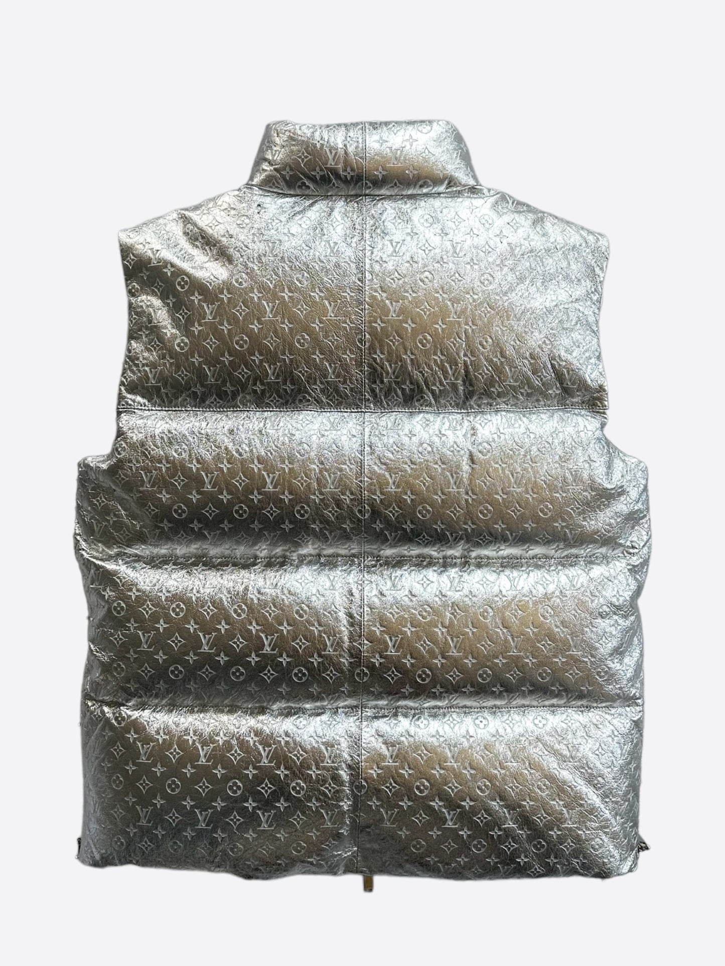 Louis Vuitton Silver Embossed Monogram Woman's Vest