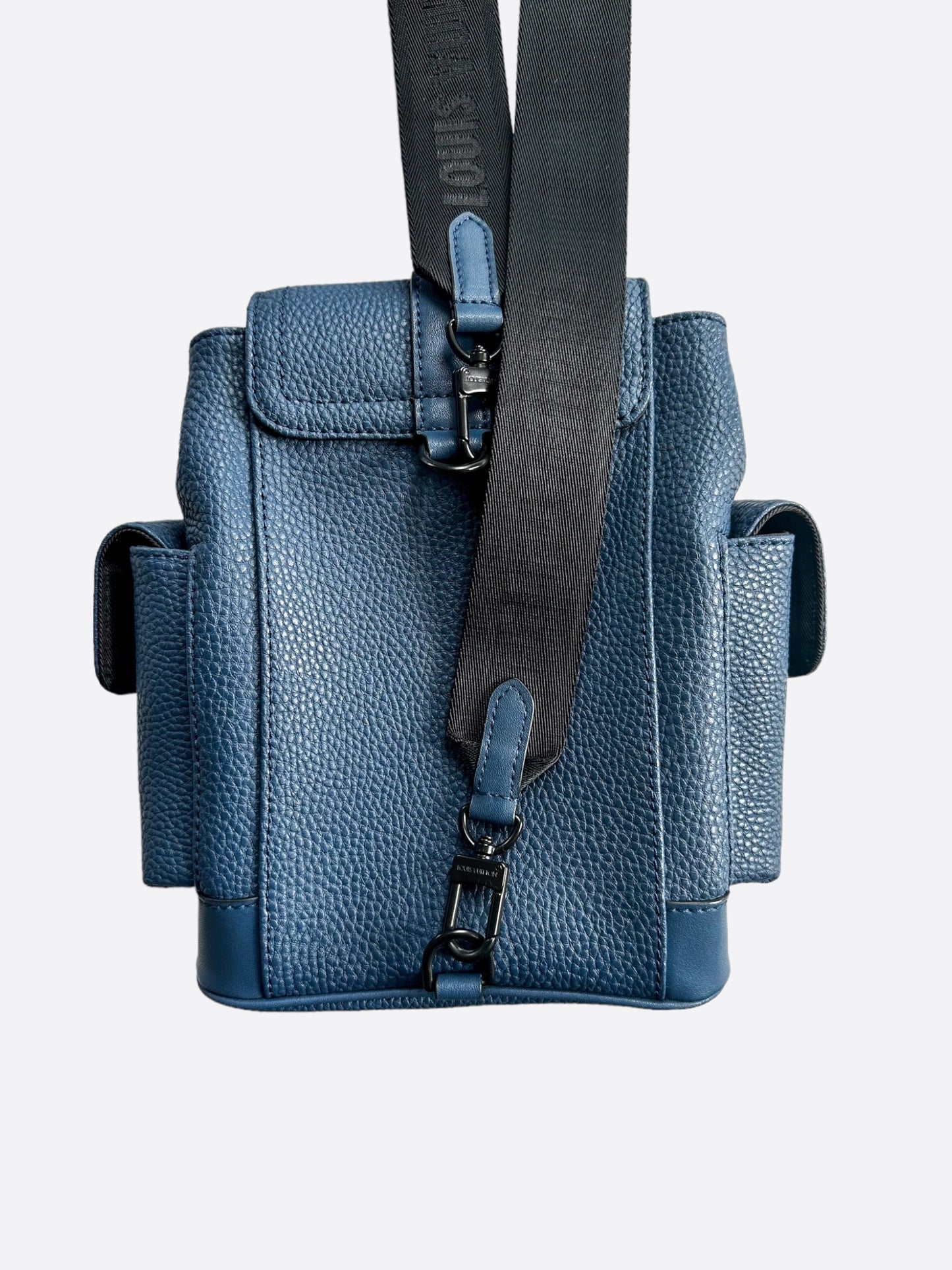 Louis Vuitton Blue Taurillon Leather Nano Christopher