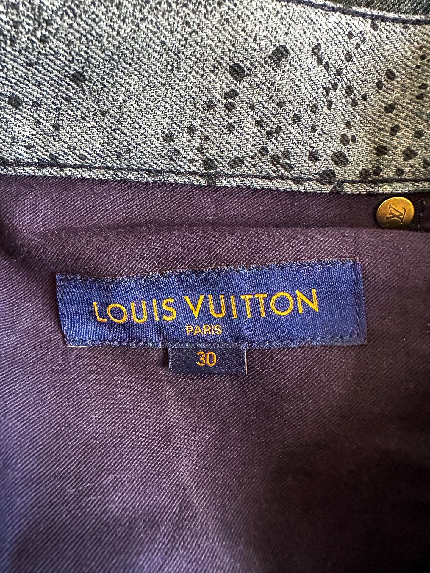 Louis Vuitton Dark Blue Galaxy Monogram Jeans