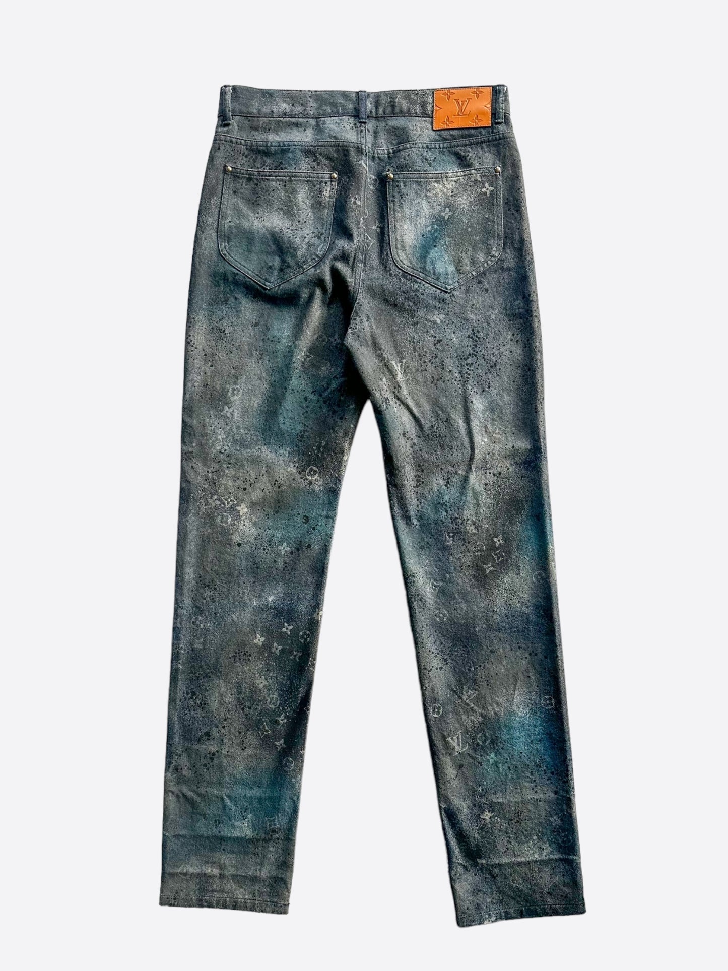 Louis Vuitton Dark Blue Galaxy Monogram Jeans