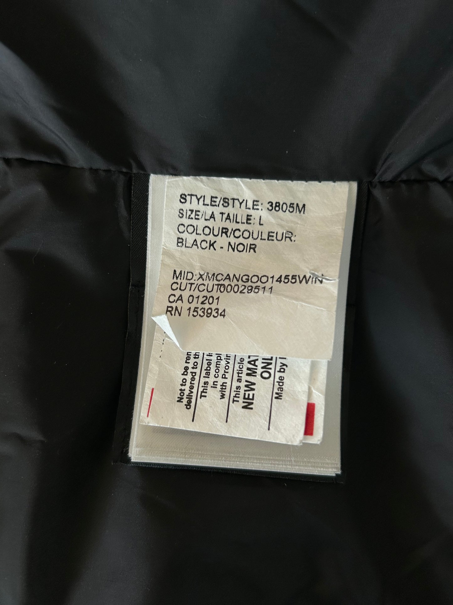 Canada Goose Black Carson Men's Jacket