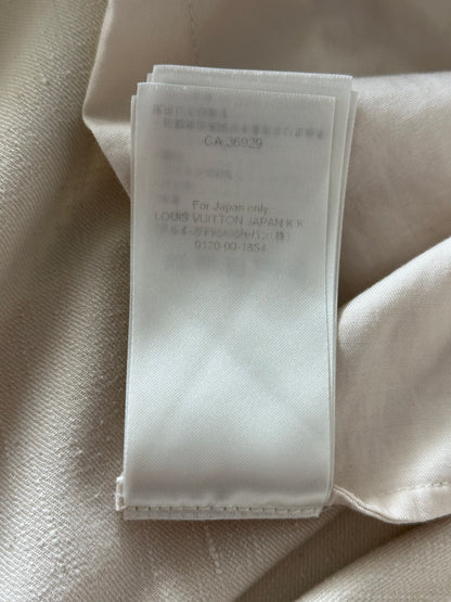 Louis Vuitton Beige Logo Baggy Pants