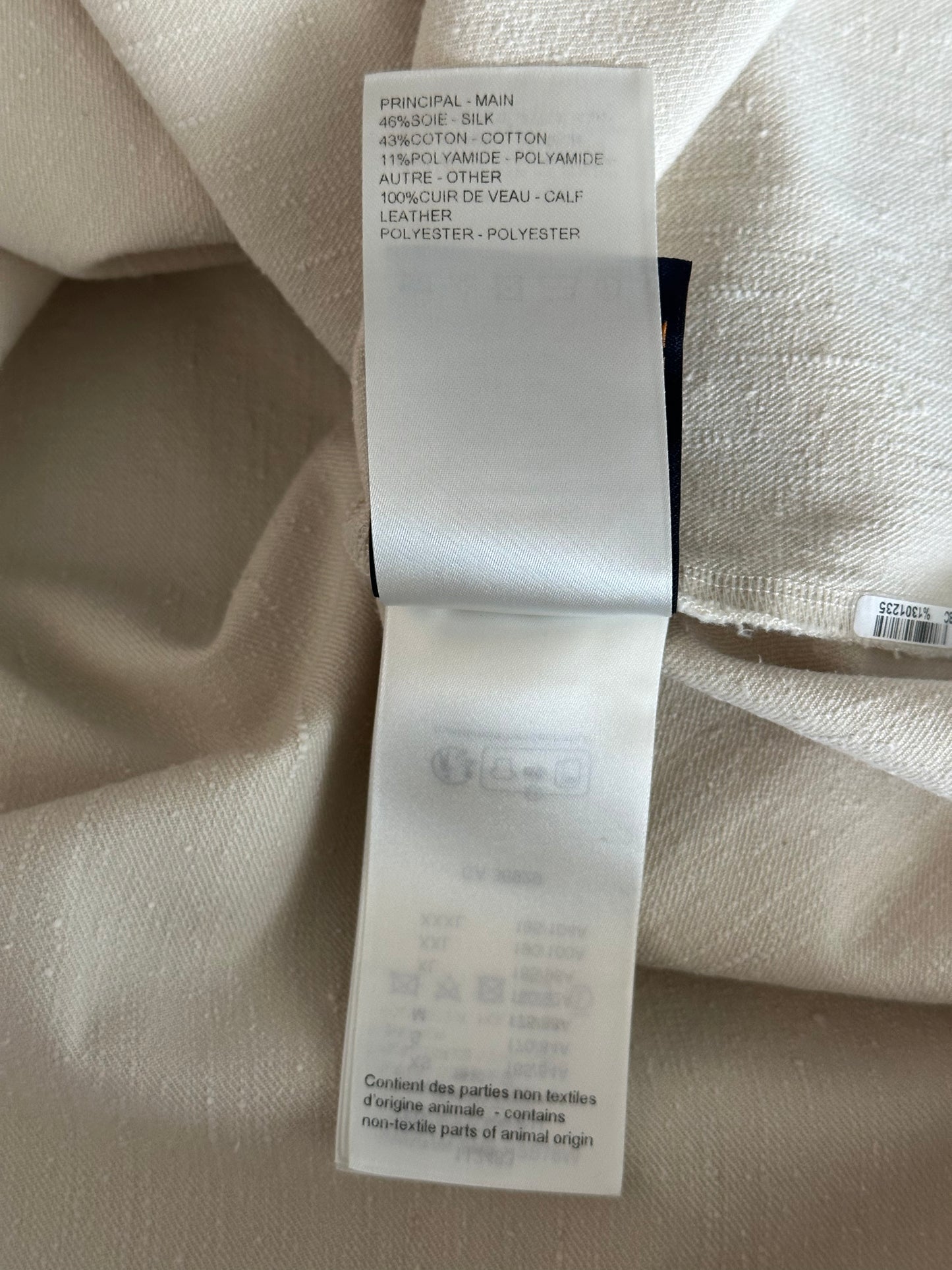 Louis Vuitton Beige Logo Button Up Shirt