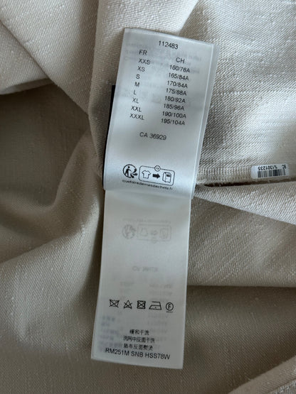 Louis Vuitton Beige Logo Button Up Shirt