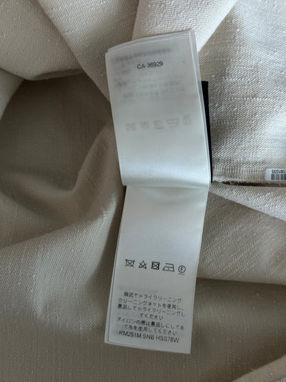 Louis Vuitton Beige Logo Button Up Shirt
