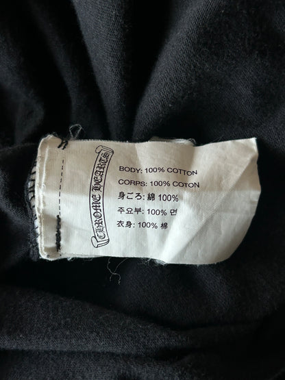 Chrome Hearts Black & White Cross Logo T-Shirt