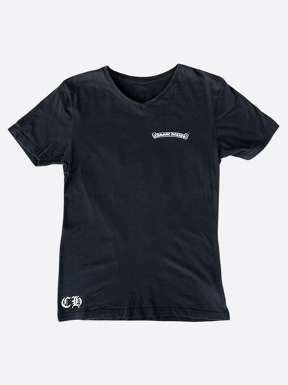 Chrome Hearts Black & White Cross Logo T-Shirt