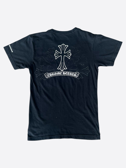 Chrome Hearts Black & White Cross Logo T-Shirt