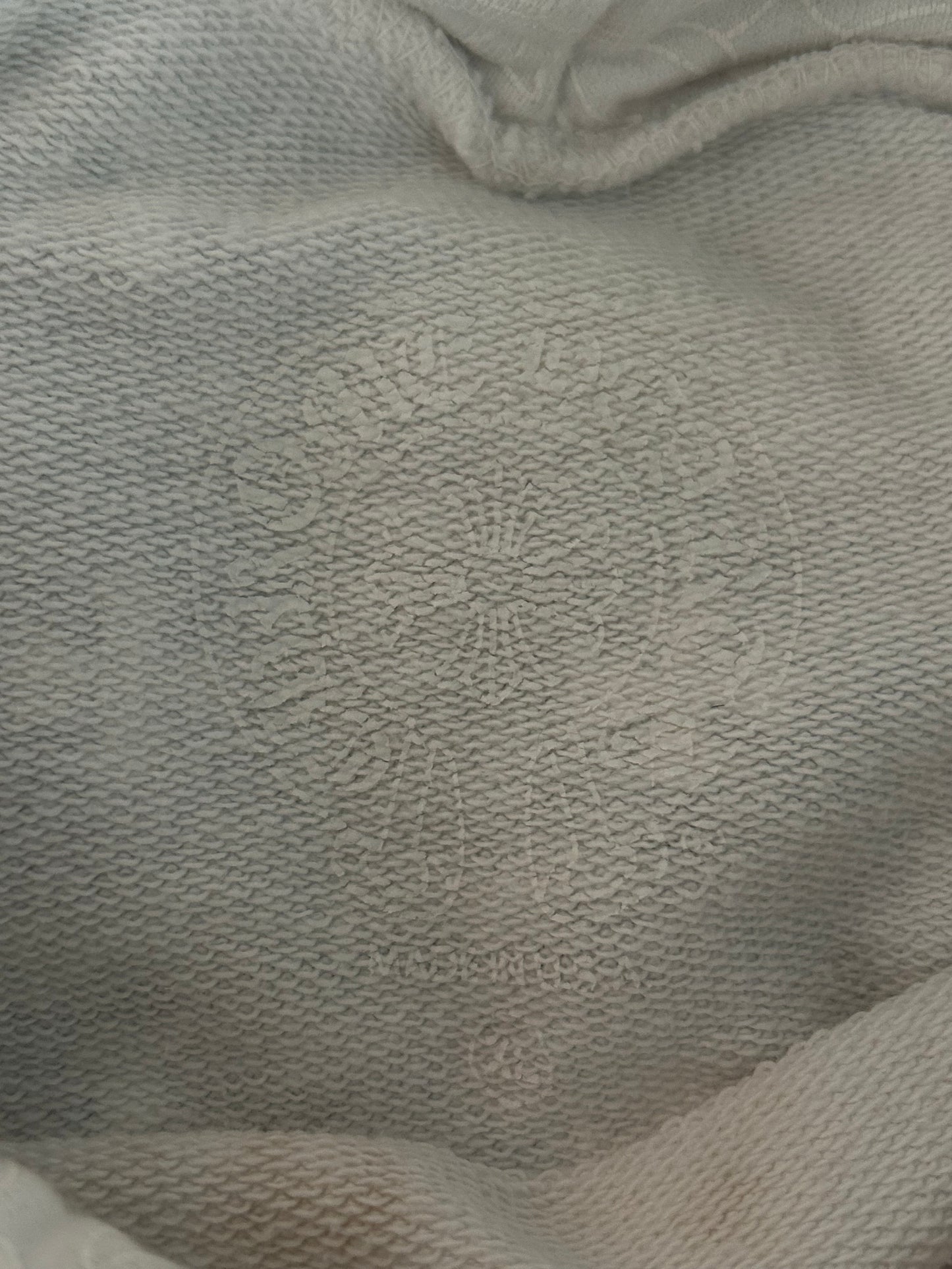 Chrome Hearts White & Black Cross Jacquard Horseshoe Logo Hoodie