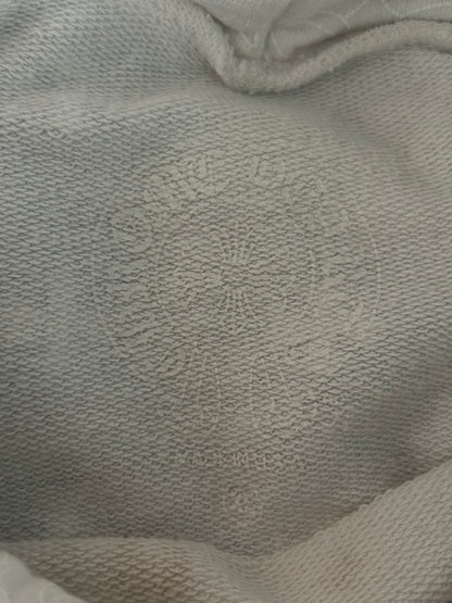 Chrome Hearts White & Black Cross Jacquard Horseshoe Logo Hoodie
