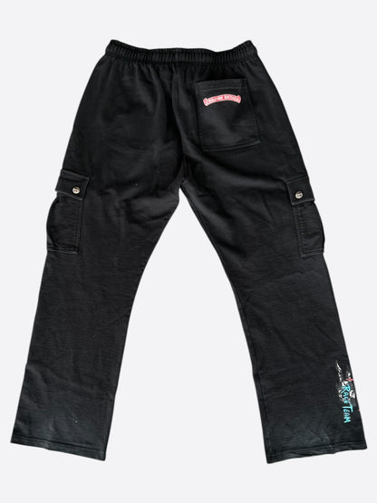 Chrome Hearts Matty Boy Black Stay Fast Cargo Sweatpants