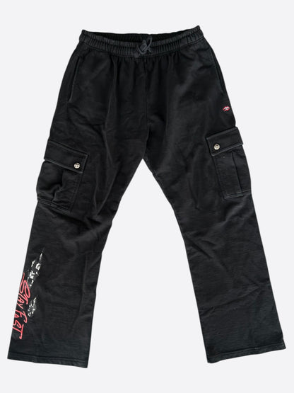 Chrome Hearts Matty Boy Black Stay Fast Cargo Sweatpants