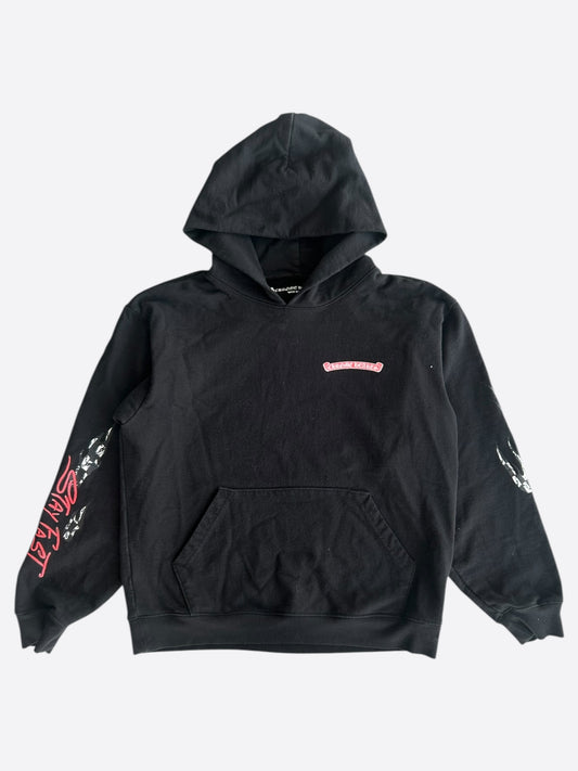 Chrome Hearts Black Matty Boy Stay Fast Hoodie