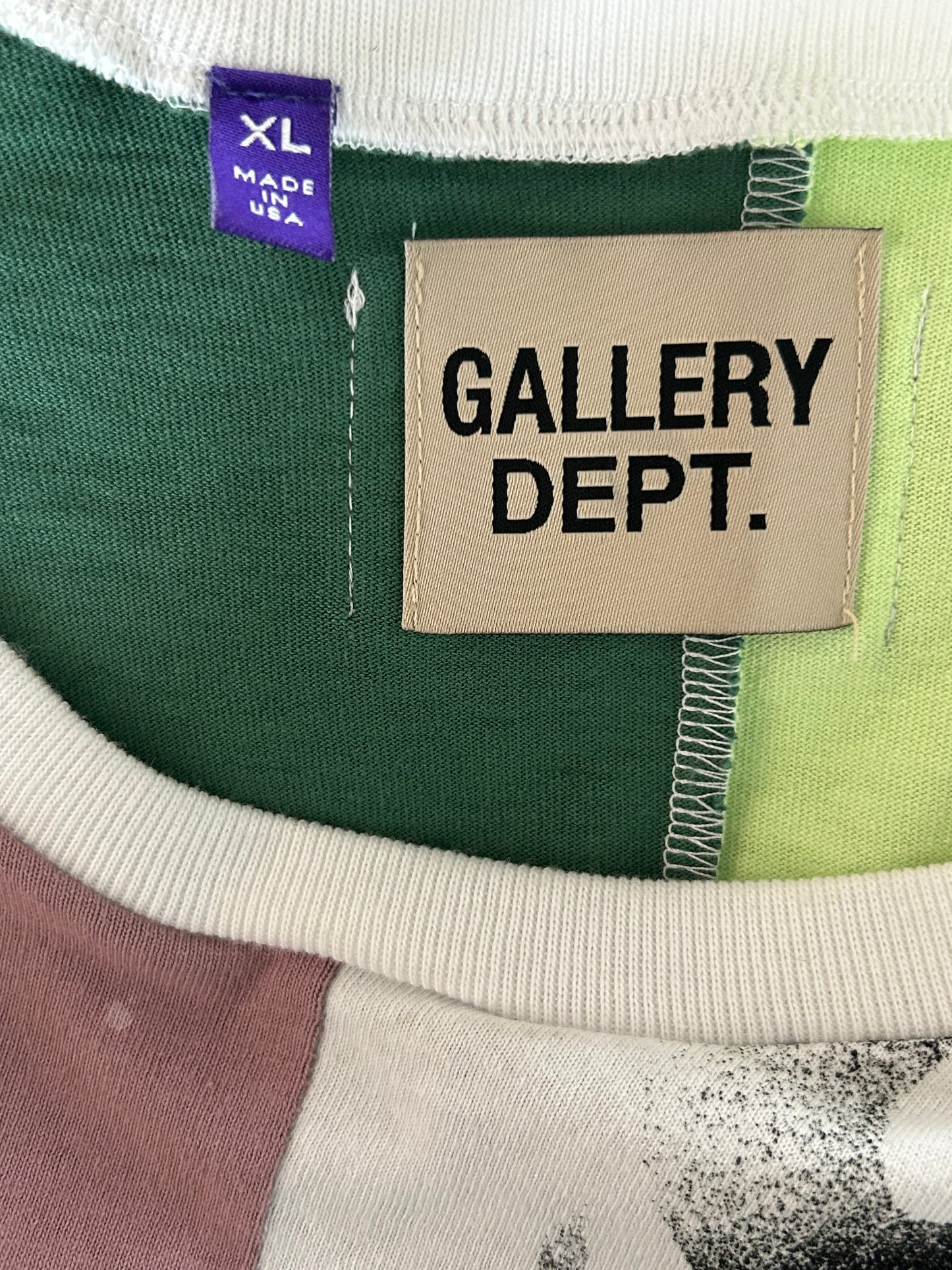 Gallery Dept Multicolor Retouche Reworked T-Shirt