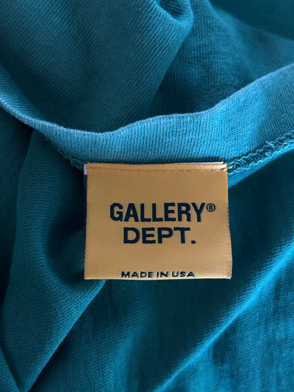 Gallery Dept Vintage Green & White Logo T-Shirt