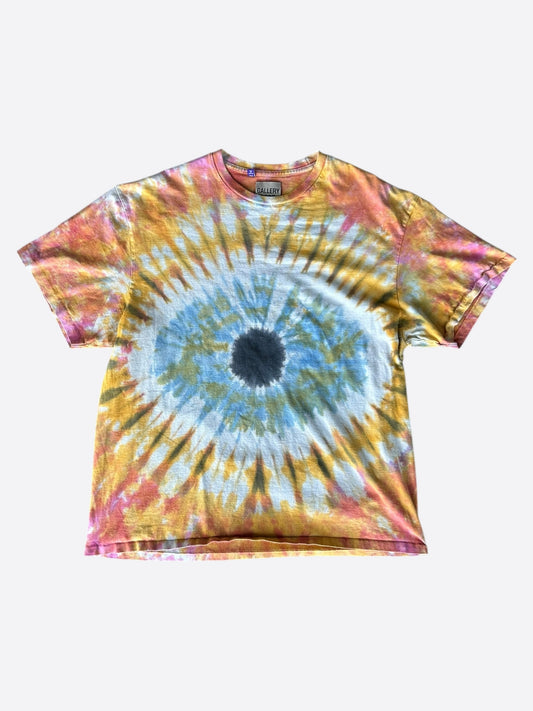 Gallery Dept Multicolor Eye Tie-Dye Glitter Logo T-Shirt
