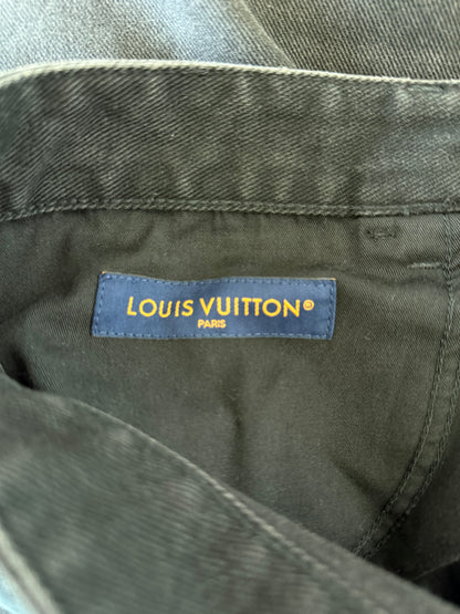 Louis Vuitton Black Monogram Workwear Pants
