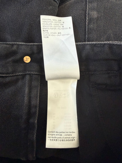 Louis Vuitton Black Monogram Workwear Pants