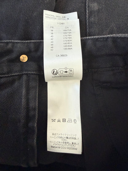 Louis Vuitton Black Monogram Workwear Pants