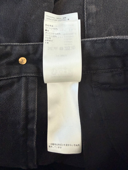 Louis Vuitton Black Monogram Workwear Pants
