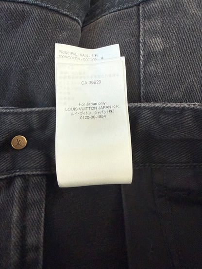 Louis Vuitton Black Monogram Workwear Pants