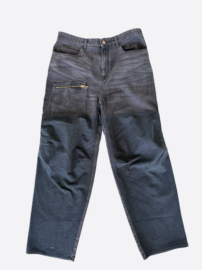 Louis Vuitton Black Monogram Workwear Pants