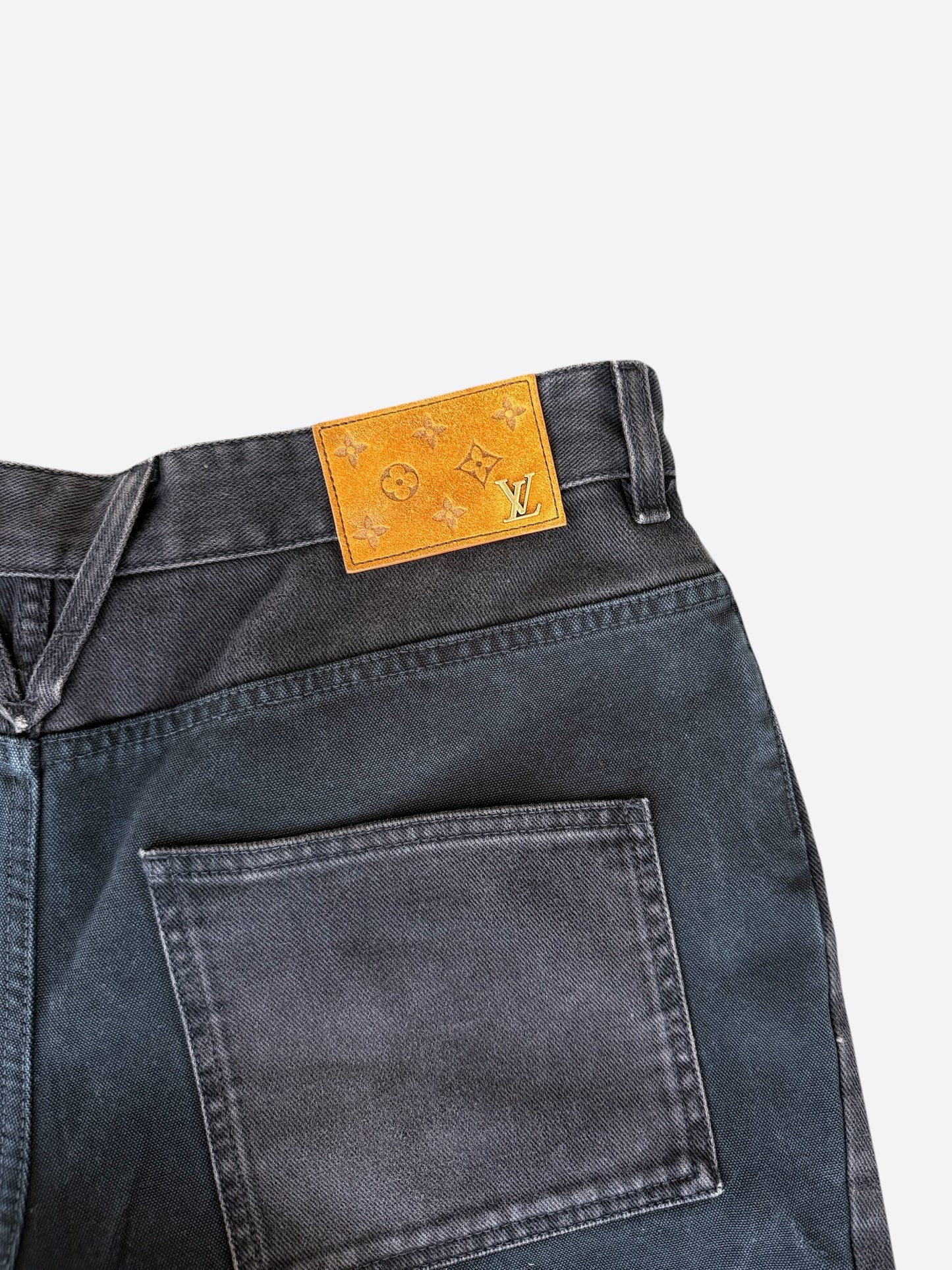 Louis Vuitton Black Monogram Workwear Pants
