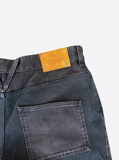 Louis Vuitton Black Monogram Workwear Pants