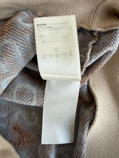 Louis Vuitton Beige Signature Jacquard Logo Hoodie