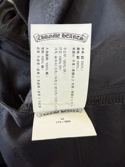 Chrome Hearts Black Camouflage Cross Patch Chino Pants
