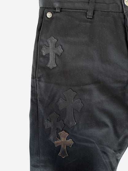 Chrome Hearts Black Camouflage Cross Patch Chino Pants